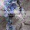 Aidocrystal elegance blue artificial flower crown fascinators, wedding party tiaras for women
