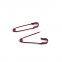 2.0mm*76mm safety pin for crafts and fashion date color decorated