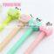 manufacture china School supplies kids fancy stationery wholesale best price plastic color gel pen cartoon cute