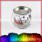 Customized round clear paint can with tin lid