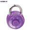 NEWMAN CP8056A Round Steel Password Lock, 50mm Small Combination Padlock