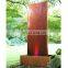 Corten Steel Metal Garden Water Feature Rain Curtain