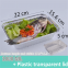 [100 Pack] Aluminum Pans for BBQ, Cooking-Foil Pans with Lids for Freezing, Aluminum Disposable Pans (1000 ML), Aluminum Pans for Toaster Oven, Aluminum Tins Baking Large