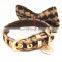 Newest design breastplate collar dog collar bows