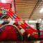 Inflatable  Racing track bounce house with double slide ,Inflatable  jumping  and double slide bouncer on  attractive place