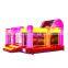 Pink Princess Bouncing Castles Inflatable Jumpers Commercial Bouncer Castle For Children
