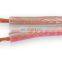New product cca and copper pvc transparent speaker cable wire