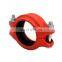 FM Approved ductile cast iron grooved rigid coupling pipe fitting price