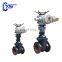 Double Disc Welded Brass Grey Iron Flange Gate Valve With Electric Actuator