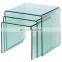 hot sale modern type bent glass table