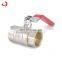 JD-4080 Low price low temperature float brass ball valve male female 1/2