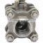 Bundor Stainless Steel Female Thread Ball Valve 4 inch 100mm 3PC Ball Valve