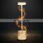 Hotel Decoration Rechargeable LED Table Lamp Romantic Dinner Aluminum lamp Restaurant Outdoor  lamp