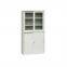 2 swing door metal storage locker steel display glass filing cabinet for office Office furniture metal storage file cupboard/cabinet double glass 2 door steel filing cabinet colourful