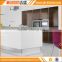 Modular white prefab kitchen cabinet design