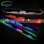 Carest Car Interior LED Acrylic Door Sill Protector For Toyota Camry 2017-2020 Welcome Pedal Car Accessories