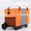 Durable Cooler Bag Wholesale 600 D PVC Insulated Breast Milk Safety  18 L plastic Insulated cooler box Cooler tote with wheel