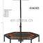 Sell Home 45 Inch Adult Children Round Trampoline Professional Spring Hexagonal Mini Handle Trampoline