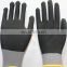 13G Knitted Palm Coated Excellent Grip Sandy Nitrile Gloves for Heavy Duty