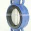 DKV DN80 3 inch PN16 EPDM Rubber Seat Wafer Type Cast Iron Double Acting Pneumatic Actuator Butterfly Valve