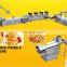 How to freeze french fries/frozen potato chips manufacturers/blanching french fries automaticly