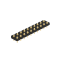 Dnenlink 3.0mm pitch Double Row H1.27mm Straight DIP Male Pogo Pin Connector for PCB