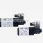 4V double coil Pilot Type Pneumatic valves 5/3 way Aluminum alloy DC 24V Flow Control Solenoid Valve