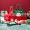 Large 100 Xmas Green Marble Christmas Paper Merchandise Gift Bag Assorted Small