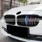 Решетка радиатора для BMW 3 серии F30 F35 трехцветная однополосная линейная решетка бампера для BMW M3 M-цветовая решетка 2012 - 2020 годов