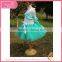 Fluffy viridity cotton yarn tutu dress fluffy voile girl's dress children frocks designs