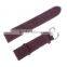 Deep Brown Polished Stingrey Skin Leather Watch Band Watch Strap Watch Wrist Belt