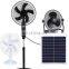 Solar Panel USB Charging LED Fan Home Camping 15W Outdoor Solar LED Fans