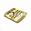 China supplier customized cheap blank solid brass 40mm pin belt buckles wholesale