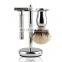American metal matte black stainless steel  custom double edge safety shaving razor for men
