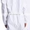 Waterproof nonwoven disposable hulf elastic waist ppe coverall workwear with hood