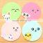 Promotional table cup pad/mat,design custom silicone cup mat,cartoon cute silicone cup coaster