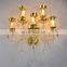 hotel wedding lighting decoration hanging modern banquet hall large chandelier lighting crystal luxury