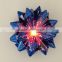 Light Pre-bow for Christmas/Iridescent Curly Star Bow with LED Lights and 3pcs electronic for christmas/party gift packing