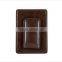 Deluxe durable leather magnetic money clip genuine leather bill clip with card slots