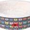 Lit rond en forme de beignet pour chats et chiens avec des anses de panier