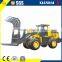 3.0ton grass grabber wheel loader with high quality for hot sale