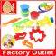 DIY non-toxic reusable kids clay color dough play toys