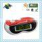 Best Price Stream Lined Table Red Desktop Alarm Clock Radio