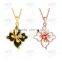 [vogue & Fashionable] Flower Pendant Link Chain Necklace Quality Choice
