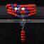 6mm 108 beads bracelets cinnabar red bracelet mala necklace