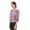 Selling Short style Purple Women Winter charming Clothing Genuine Fox Foot Fur Coat
