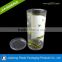 Tube plastic beads container