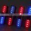 Red And Blue Bicycle Light With Warning Function