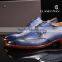 Factory direct high quality latest formal shoes blue dress shoes wholesale