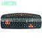 Customized Layout 2016 Cheap Promotion Special Offer Old Design Unique Multimedia Coloured Wired Keyboard
